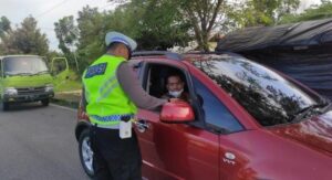 Satlantas Polres Bangka Barat Gelar Operasi Zebra Menumbing