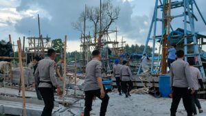 Tim Gabungan Polres Bangka Mendatangi Kawasan Tambang ilegal Di Nelayan 1 Dan Kampung pasir 