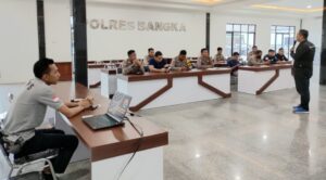 Si Humas Polres Bangka Menggelar Pelatihan pembuatan konten Kreatif 