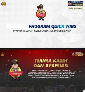 Polres Bangka Raih Peringkat 1 Quick Wins Polri