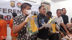 2 Kg Sabu dan 5 Pelaku Jaringan Antar Provinsi Ditangkap Ditresnarkoba Polda Jambi