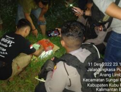 Dengan Sigap Tim PRC Satsamapta Polres Kubu Raya Amankan Pelaku Buang Jenazah Bayi