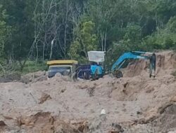 Demi Meraup Keuntungan Pribadi, Lahan WIUP PT.Timah Desa Pemali di Jadikan Tambang Pasir Oleh H. K