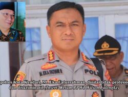 Dinilai Tidak Profesional, Ketum PPWI Desak Kapolri Copot Kapolres Kendari Eka Faturrahman