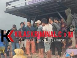 Tambang Ilegal di Batu Hitam, Warga dan Nelayan Mengkubung Lakukan Aksi Demo Hentikan Aktifitas 