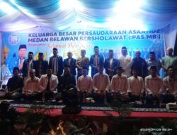 Keluarga Besar Persaudaraan Asaatidz Medan Belawan Bersholawat (PAS MB) Gelar Acara Takbiran Menyambut Idul Fitri 1 Syawal 1445 H