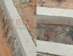 Proyek Drainase CV. DAMAR SAKTI Diduga Asal-asalan 