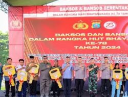 Polda Sumut Kolaborasi Gelar Baksos dan Bansos Bersama RS AL Dr. Komang Makes