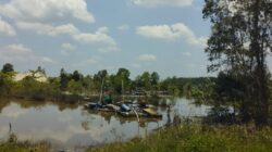 Tambang di Sinar Gunung Tak Jauh Dari Bibir Jalan