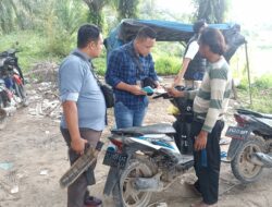 Tim TIPITERRES Polres Lampung Timur Gerbek Lokasi Tambang Pasir Ilegal Yang Berada Diwilayah Waway Karya